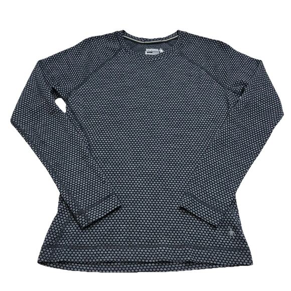 SmartWool Sweaters - Smartwool Merino Wool 250 Base Layer Crew Shirt Women’s Medium Gray Long Sleeve